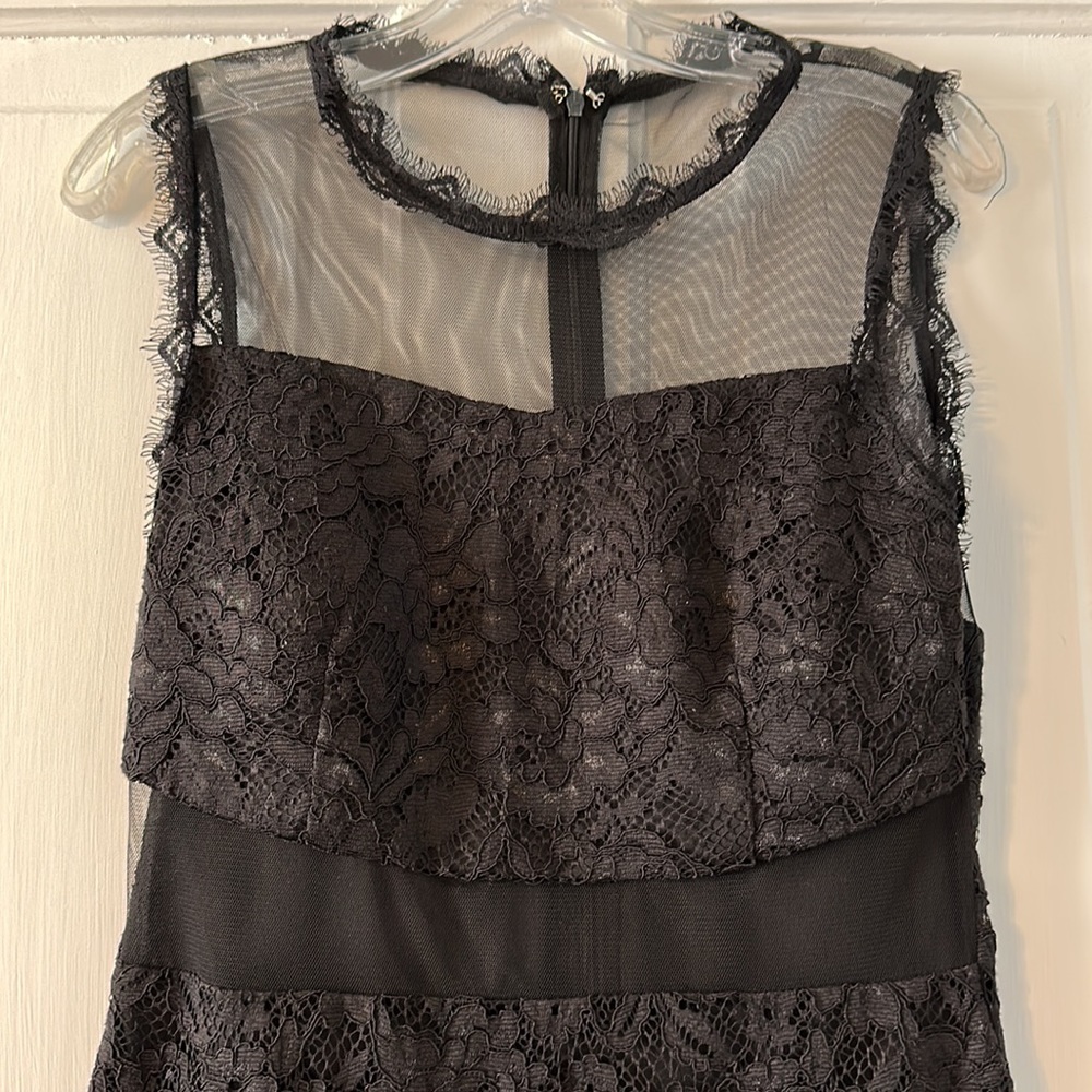 Women’s Classic Black Lace Dress - Picture 2 of 5